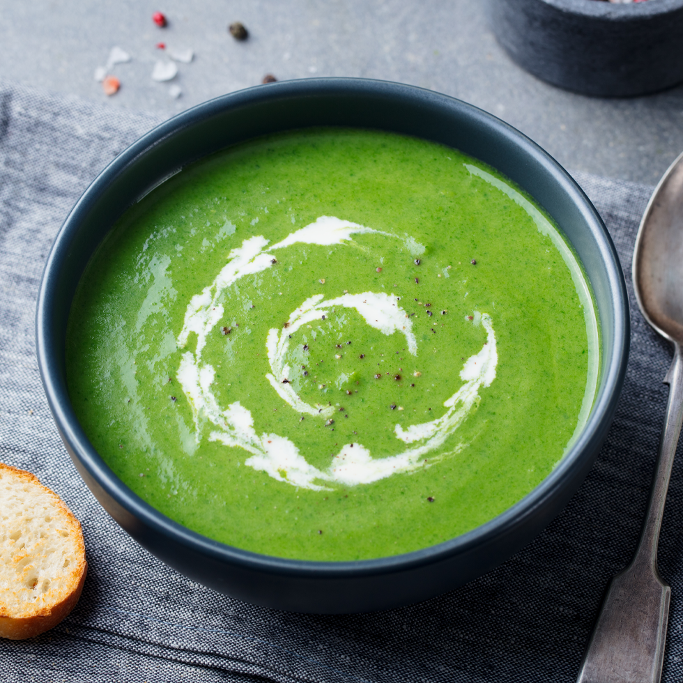 Asparagus & Sorrel Bisque